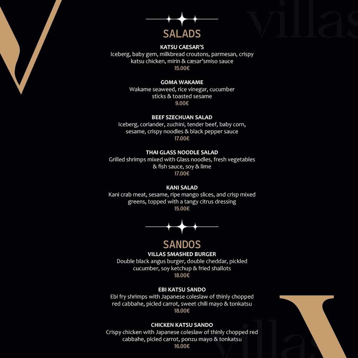 Menu Villas Seaside Lounge & Restaurant-6
